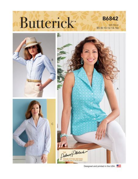 Patron Butterick 6842/B5 - Chemise
