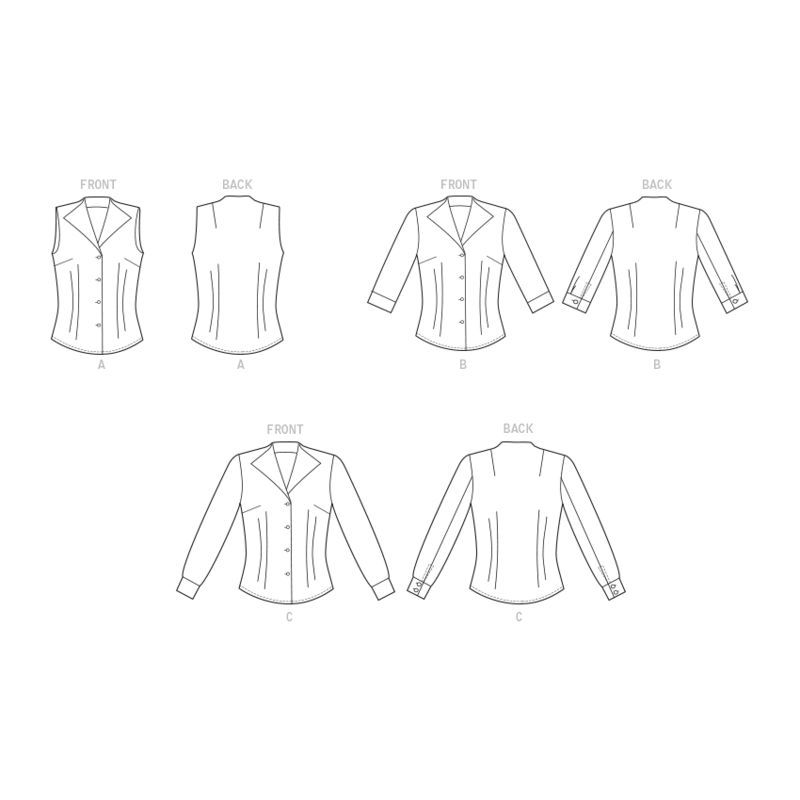 Patron Butterick 6842/B5 - Chemise