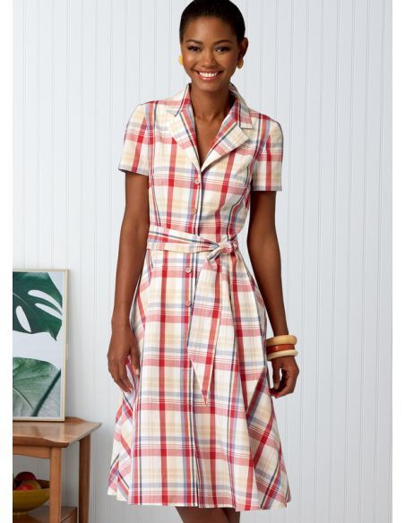 Patron Butterick 6843/B5 - Robe chemisier