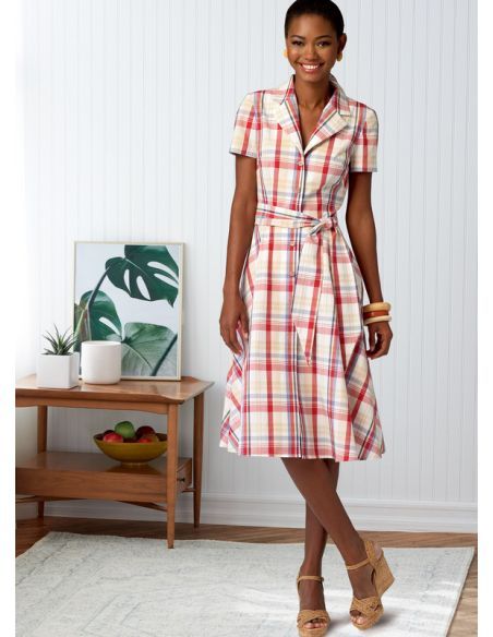 Patron Butterick 6843/B5 - Robe chemisier