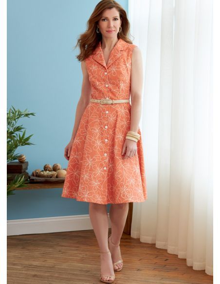 Patron Butterick 6843/B5 - Robe chemisier