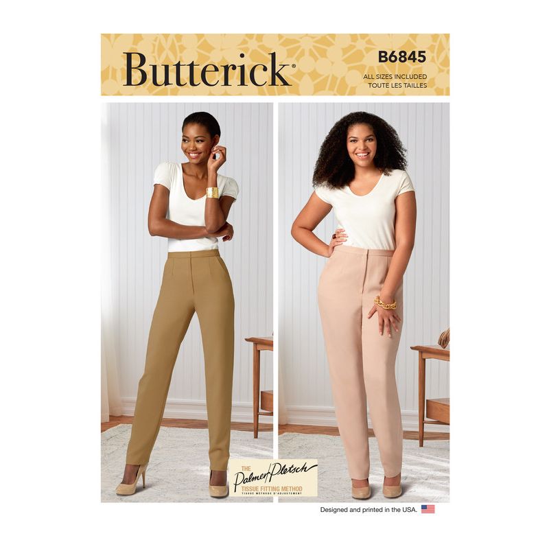 Patron Butterick 6845/A - Pantalon