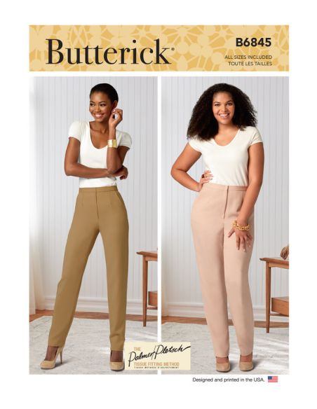 Patron Butterick 6845/A - Pantalon