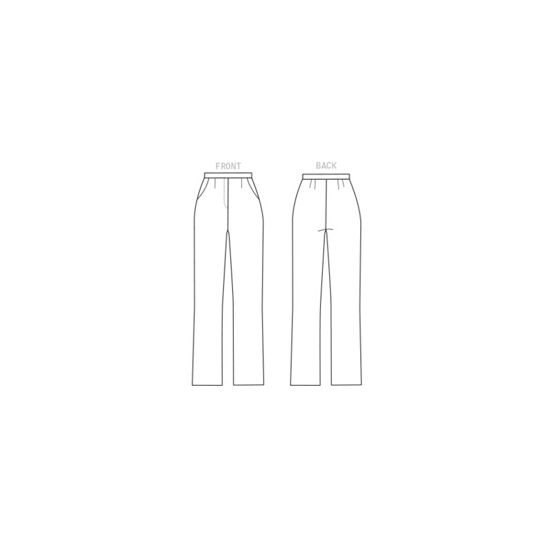 Patron Butterick 6845/A - Pantalon