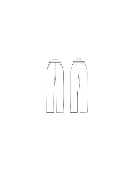 Patron Butterick 6845/A - Pantalon