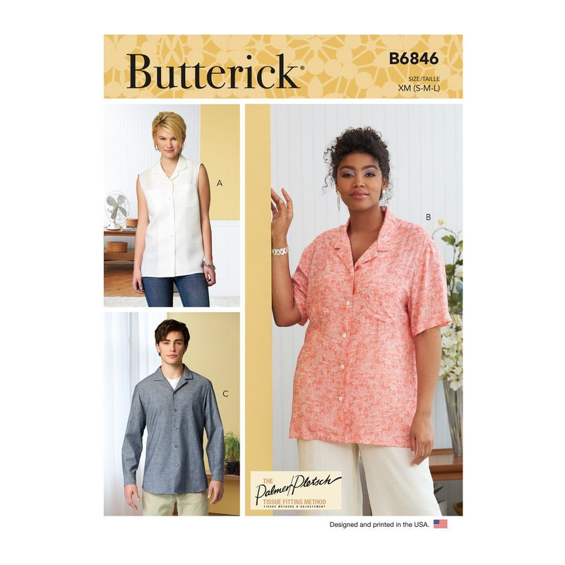 Patron Butterick 6846/XM - Chemise