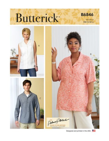 Patron Butterick 6846/XM - Chemise
