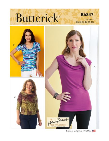 Patron Butterick 6847/B5 - Haut