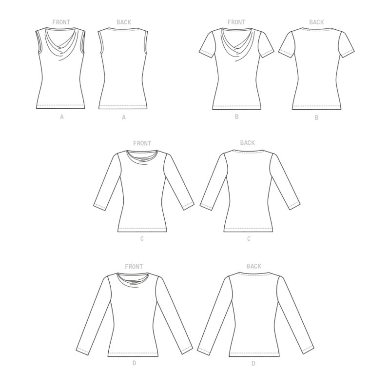 Patron Butterick 6847/B5 - Haut