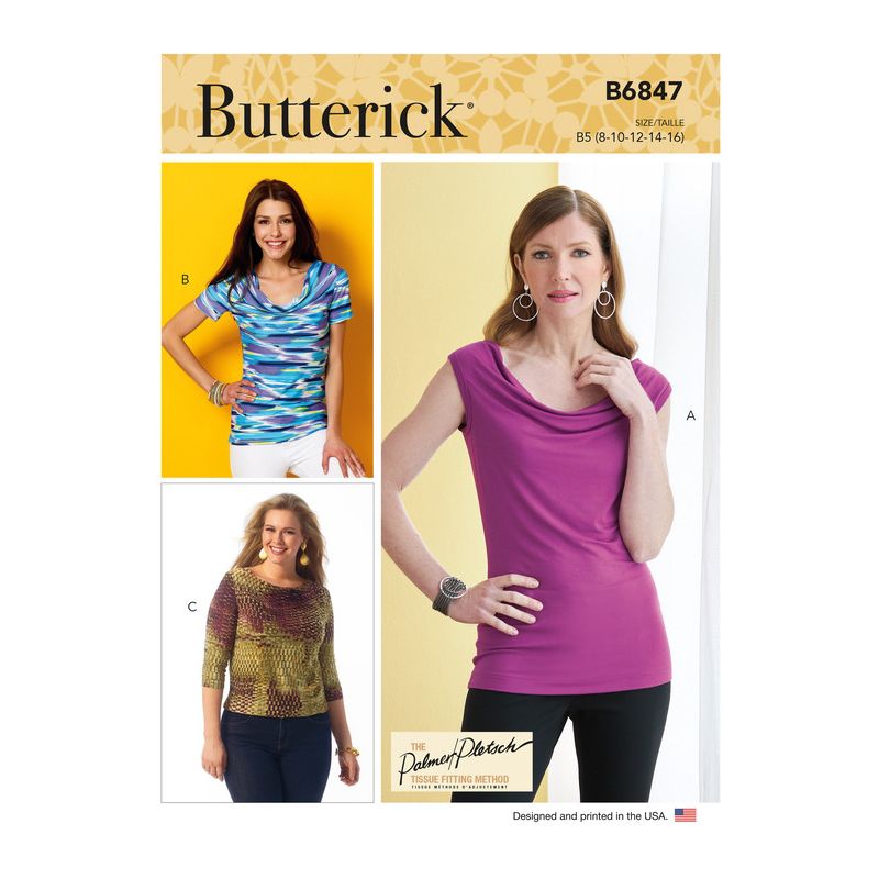 Patron Butterick 6847/B5 - Haut
