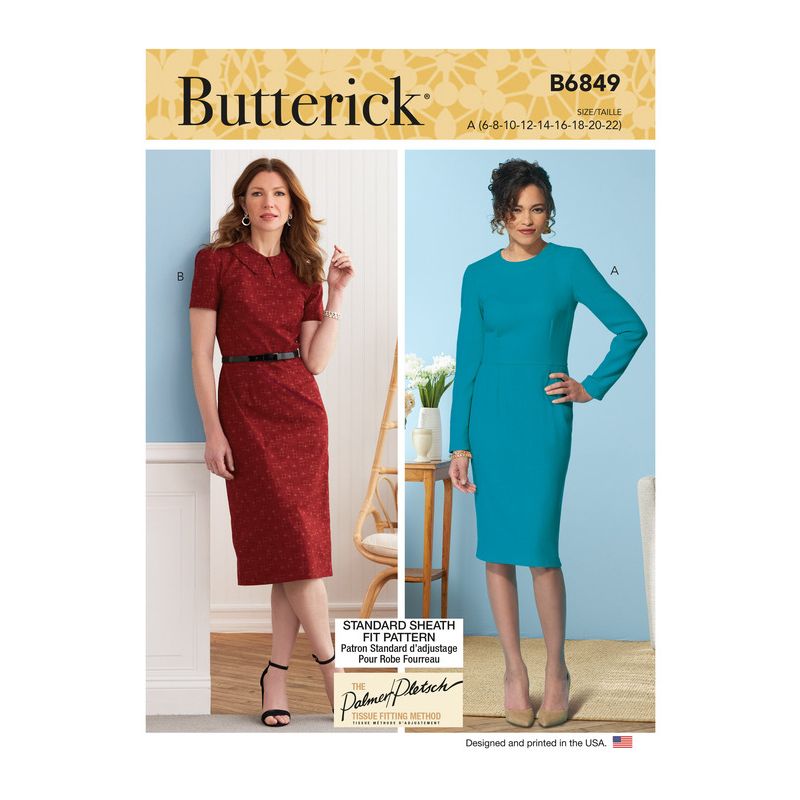 Patron Butterick 6849/A - Robe