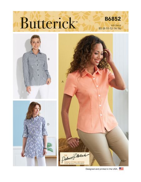 Patron Butterick 6852/B5 - Chemise