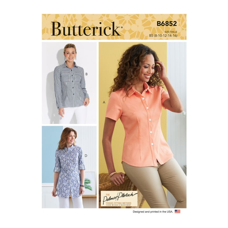 Patron Butterick 6852/B5 - Chemise