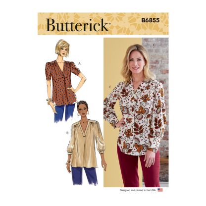 Patron Butterick 6855/A - Haut