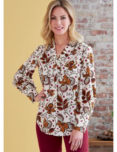 Patron Butterick 6855/A - Haut
