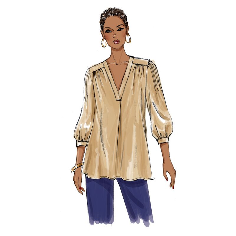 Patron Butterick 6855/A - Haut