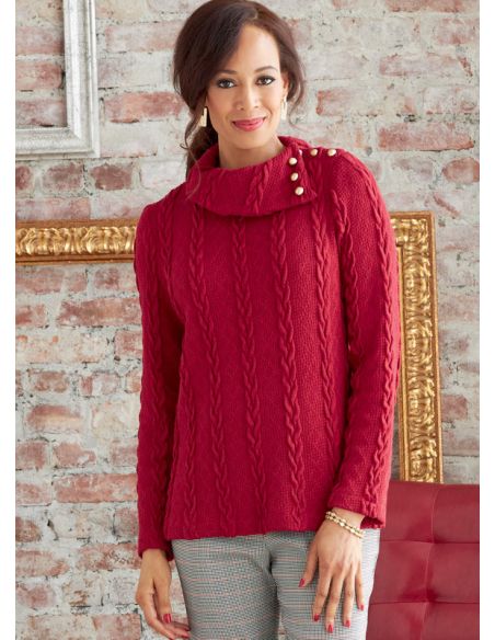 Patron Butterick 6857/A - Haut