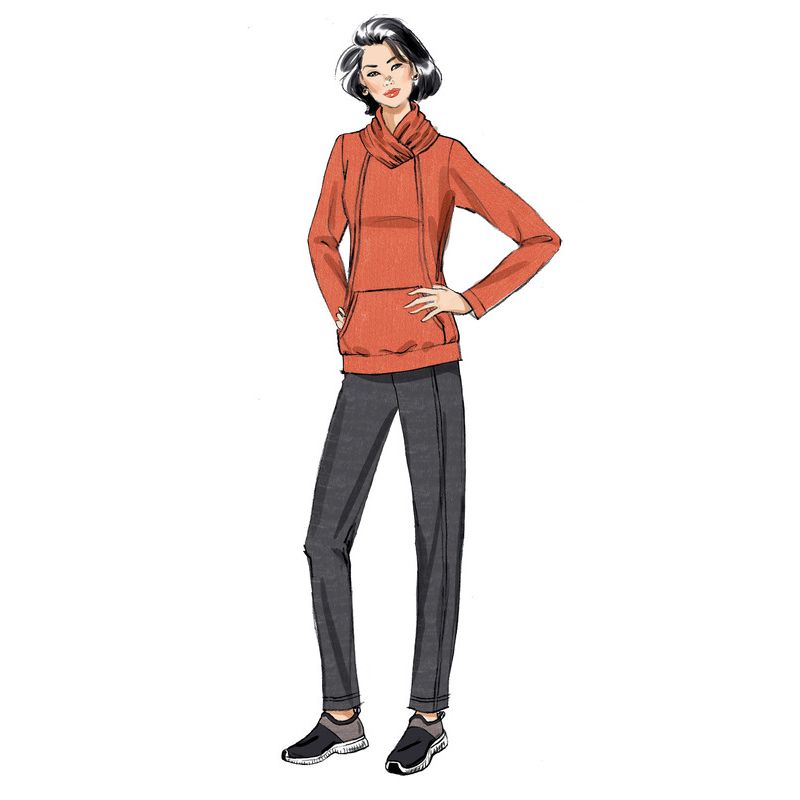 Patron Butterick 6858/Y - Robe, haut, jupe et pantalon