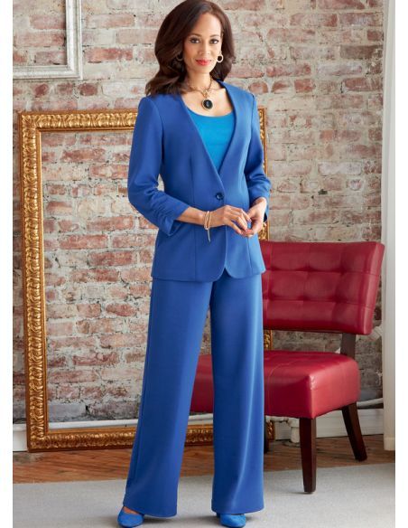 Patron Butterick 6860/B5 - Veste, jupe et pantalon