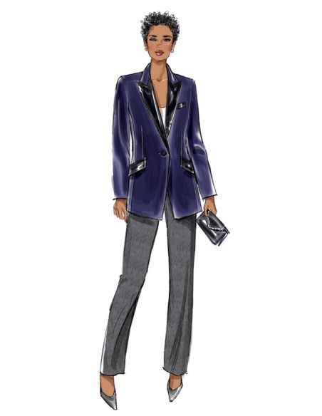 Patron Butterick 6862/B5 - Veste