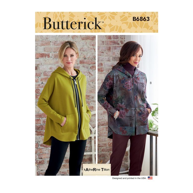 Patron Butterick 6863/A - Veste