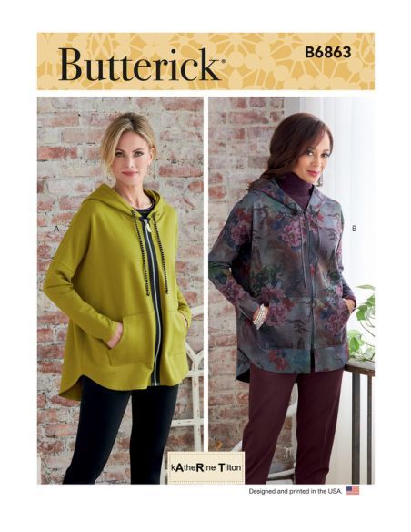 Patron Butterick 6863/A - Veste