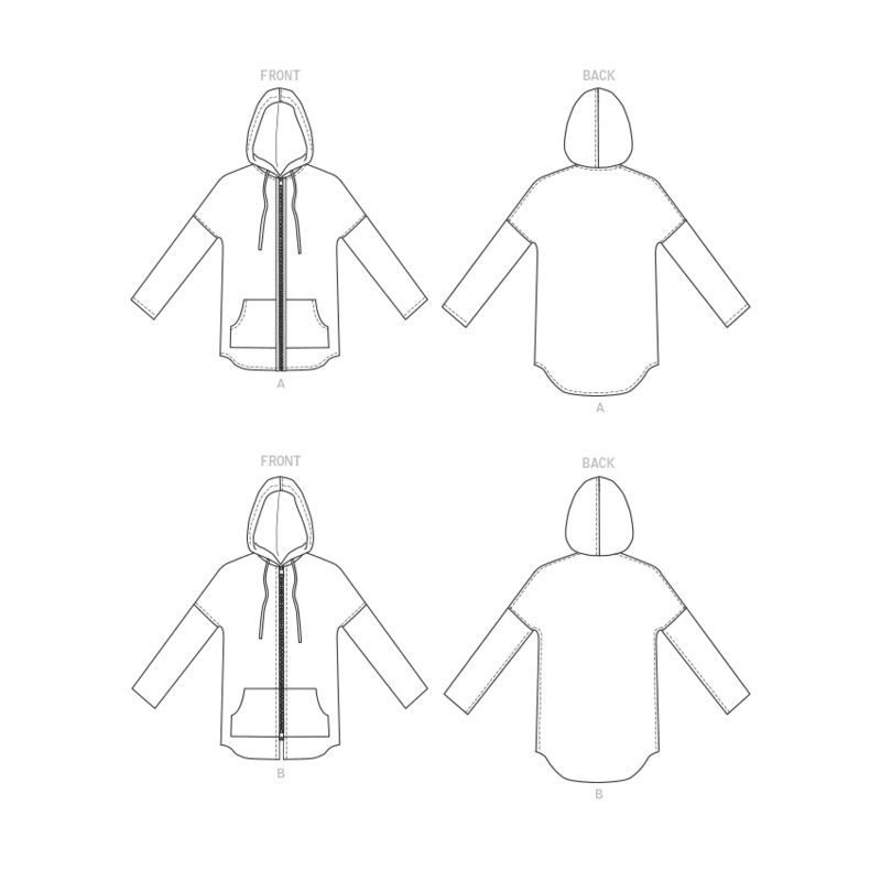 Patron Butterick 6863/A - Veste