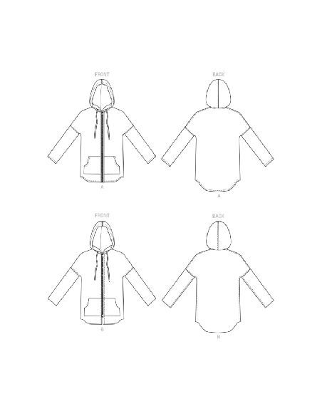 Patron Butterick 6863/A - Veste