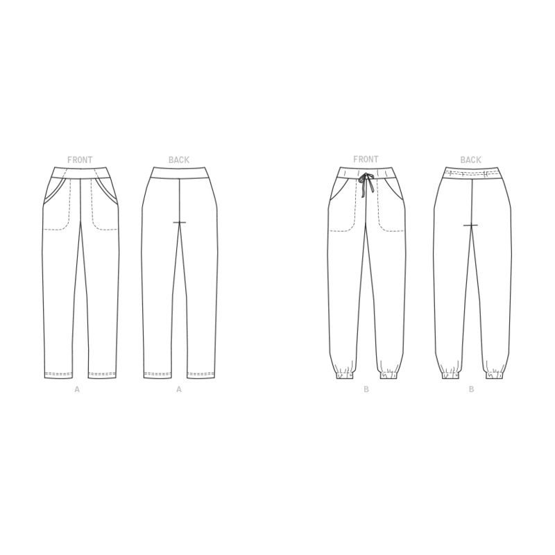 Patron Butterick 6865/A - Pantalon