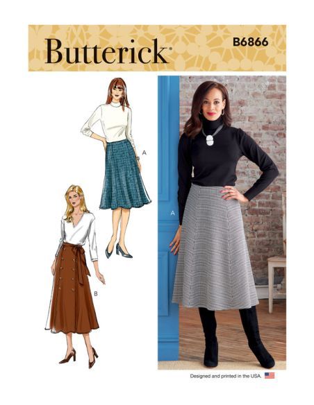Butterick 6866/A5 - Jupe