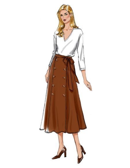 Butterick 6866/A5 - Jupe