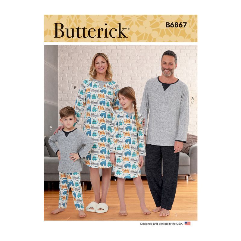Patron Butterick 6867/A - Haut, tunique et pantalon