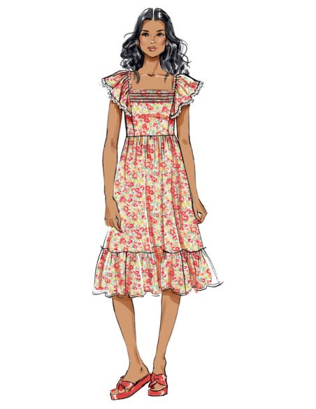 Patron Butterick 6872/B5 - Robe