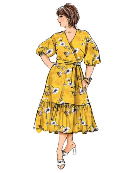 Patron Butterick 6873/RR - Robe