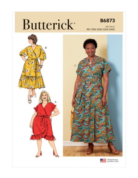 Patron Butterick 6873/RR - Robe