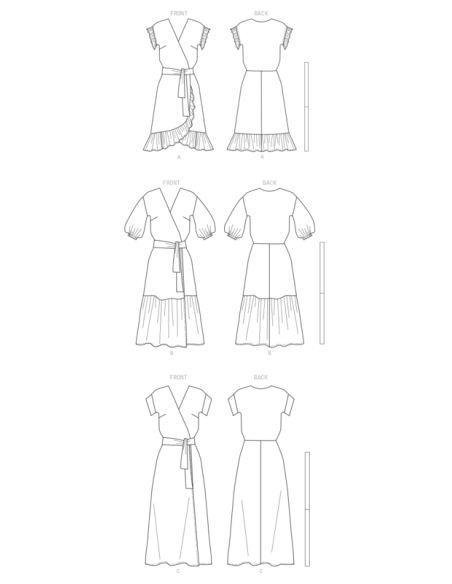 Patron Butterick 6873/RR - Robe