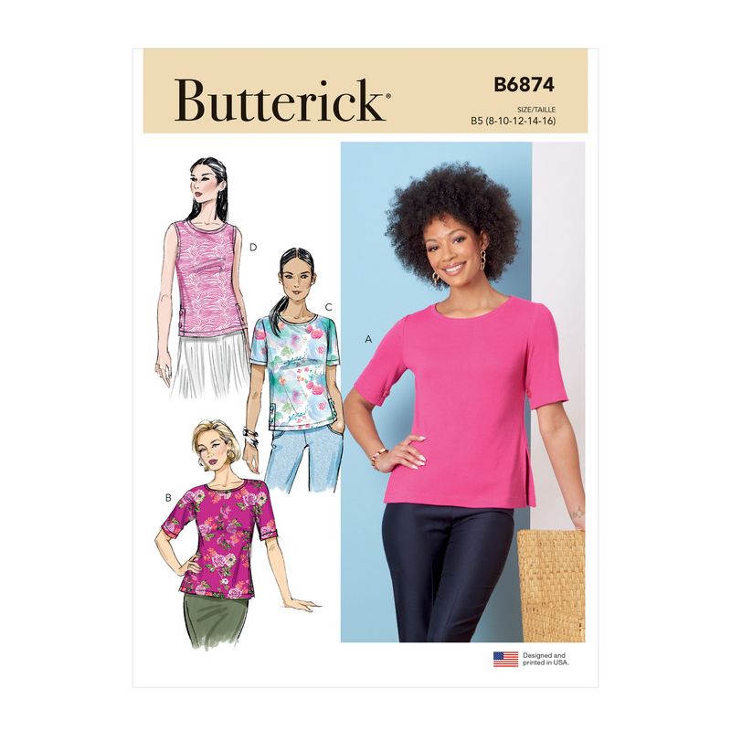 Patron Butterick 6874/B5 - Haut