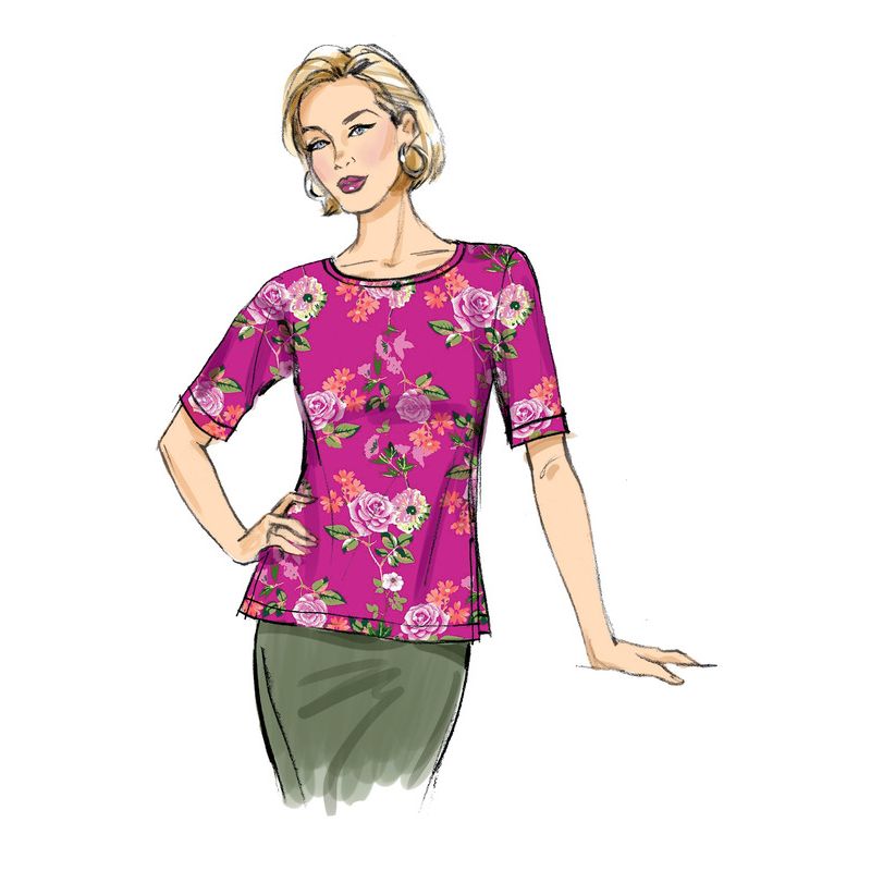 Patron Butterick 6874/B5 - Haut