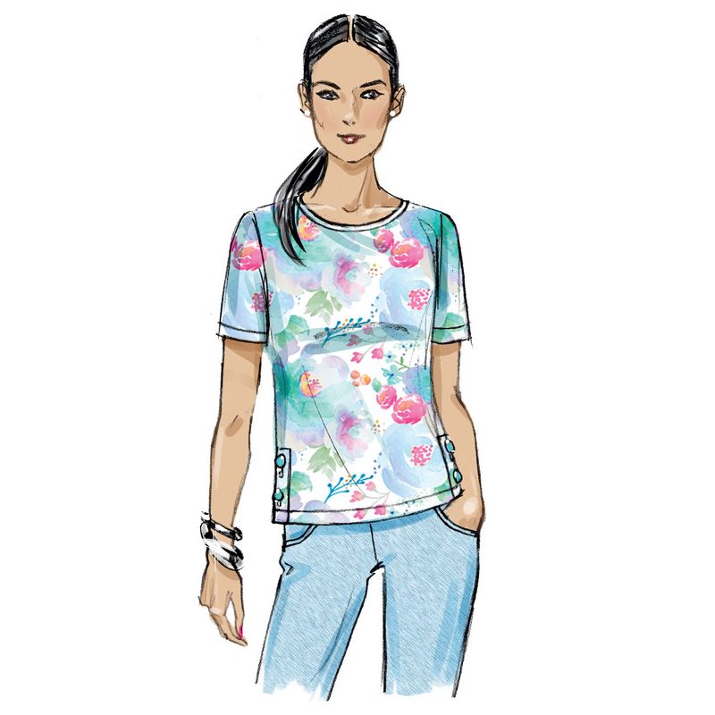 Patron Butterick 6874/B5 - Haut