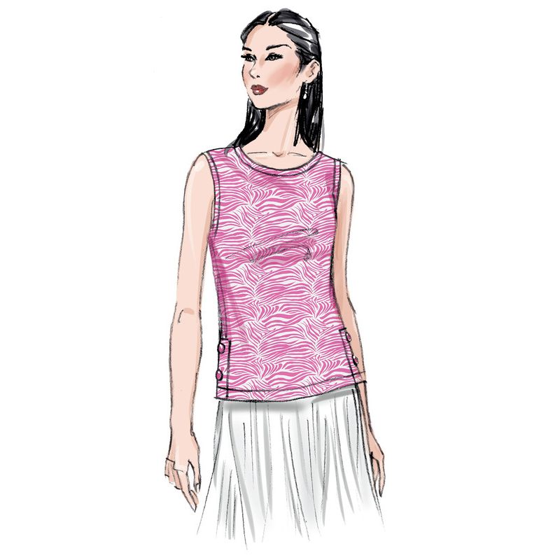 Patron Butterick 6874/B5 - Haut