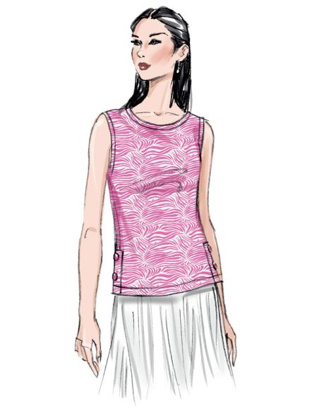 Patron Butterick 6874/B5 - Haut