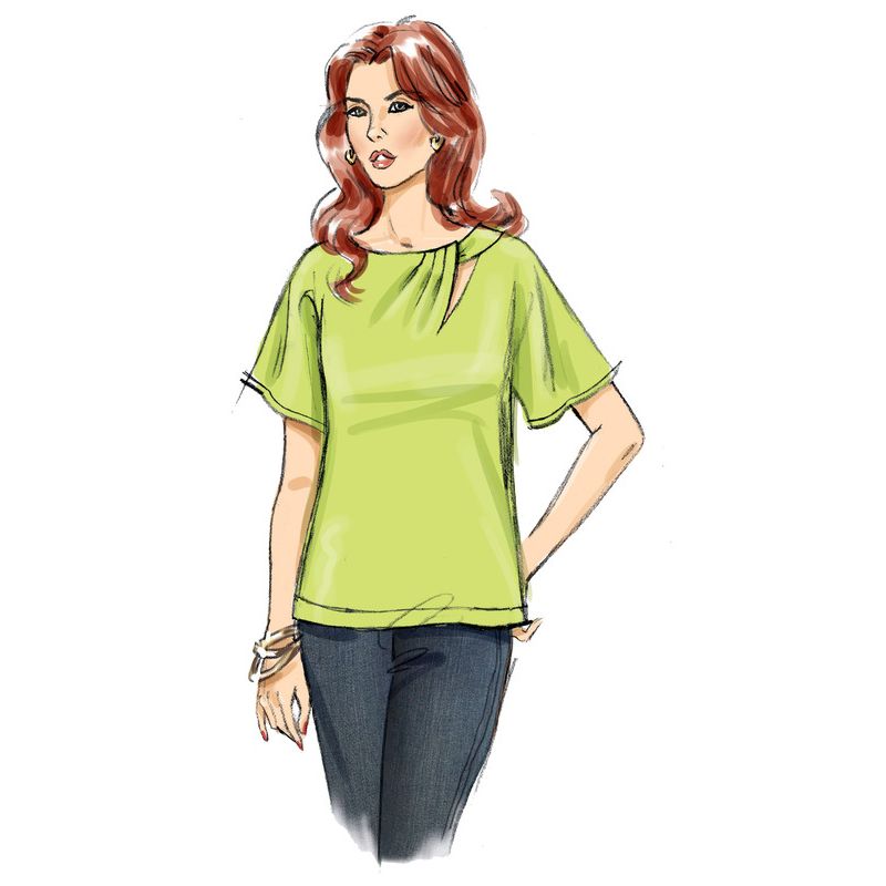 Patron Butterick 6875/A5 - Haut