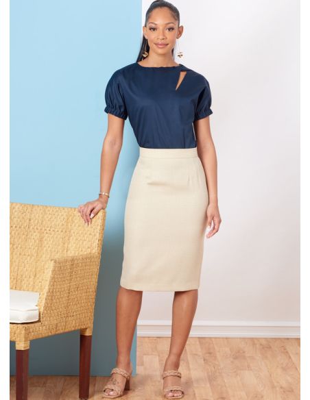 Patron Butterick 6875/A5 - Haut