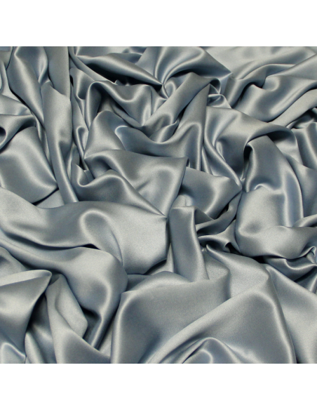 Satin 100% viscose - Ciel