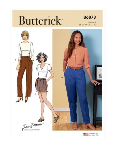 Patron Butterick 6878/B5 - Pantalon