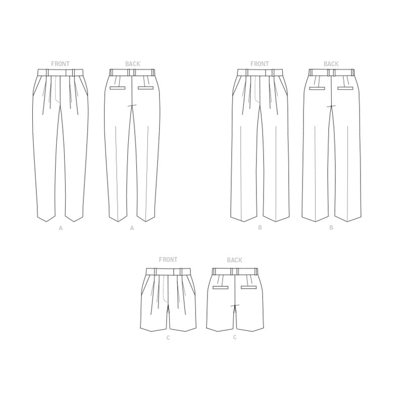 Patron Butterick 6878/B5 - Pantalon