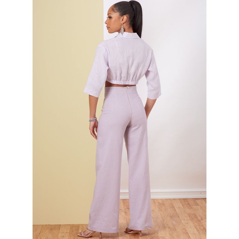 Patron Butterick 6880/A5 - Chemise, pantalon et short