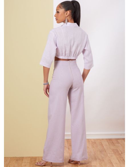 Patron Butterick 6880/A5 - Chemise, pantalon et short