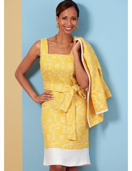 Patron Butterick 6882/B5 - Veste, robe, haut et pantalon