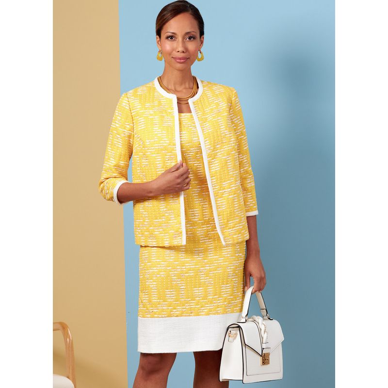 Patron Butterick 6882/B5 - Veste, robe, haut et pantalon